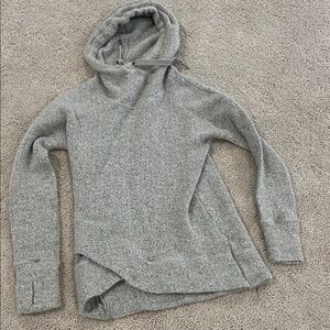 Women's Gray Hooded Sweater